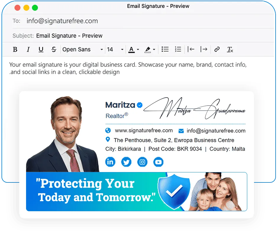 Clickable Email Signature 1