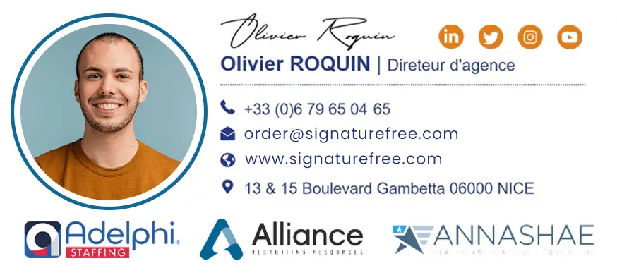 clickable email signature